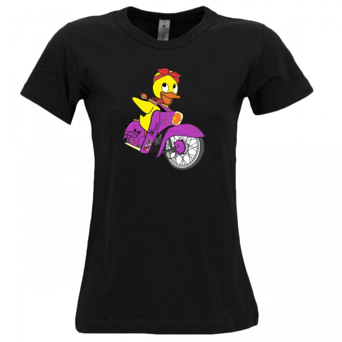Comic Ente auf Frauen T-Shirt