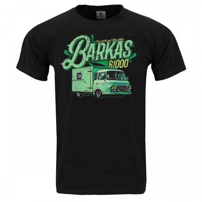 2 Takt Custom T-Shirt mit Barkas B1000 Kofferaufbau