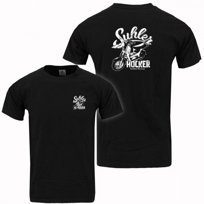 SR50 Suhler Hocker 2 T-Shirt Schwarz