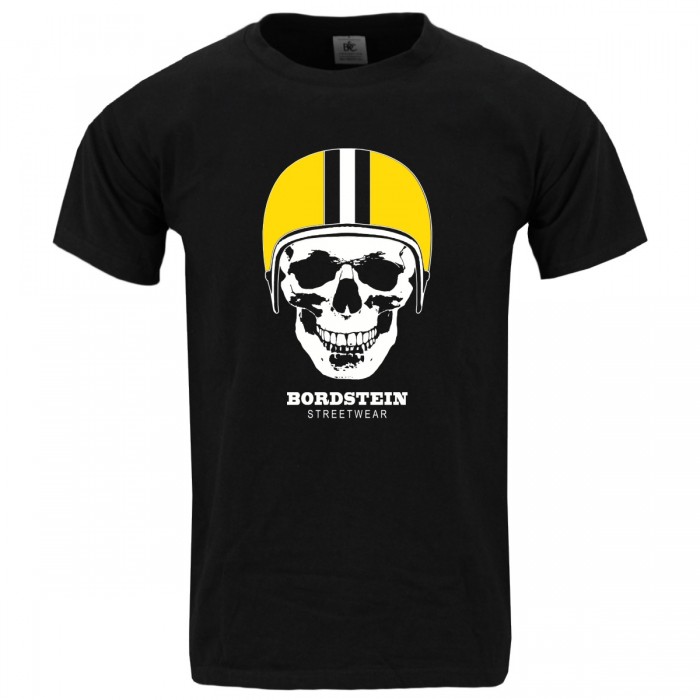 Helmed Skull Gelb Herren Shirt
