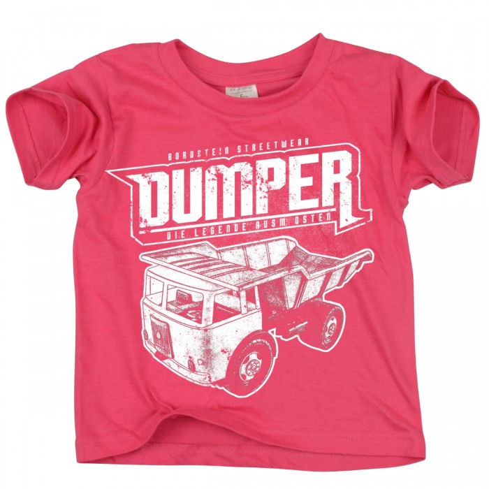 rosa Kinder T-Shirt mit DDR Spiel Laster