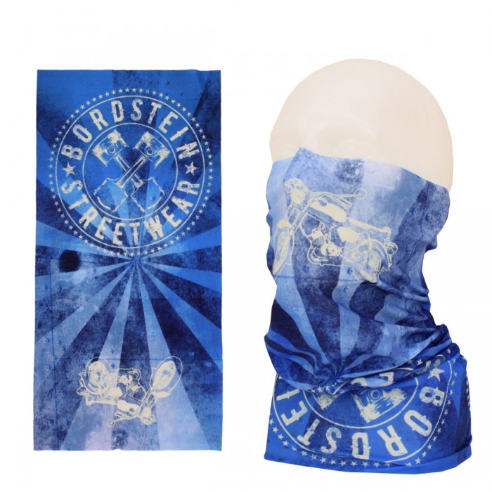 Bordstein Streetwear Tube Schal in blau mit Simson S51