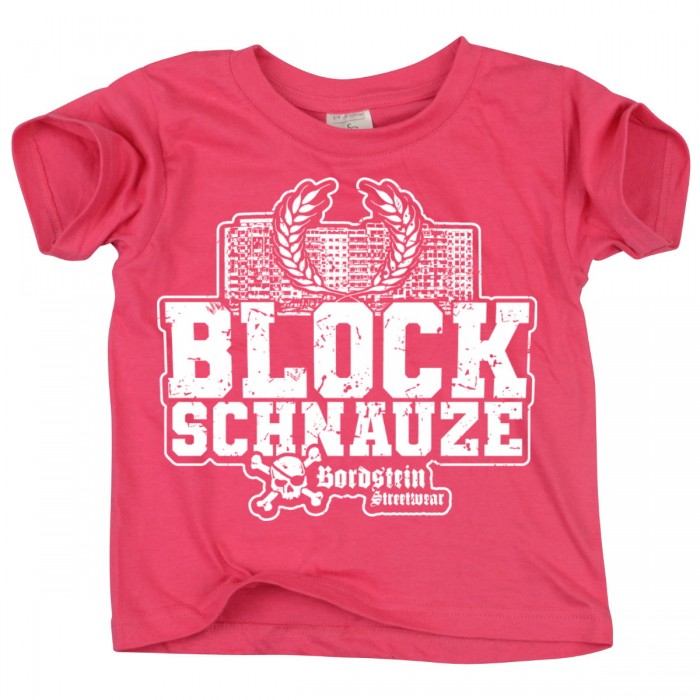 Blockschnauze Kinder T-Shirt Pink
