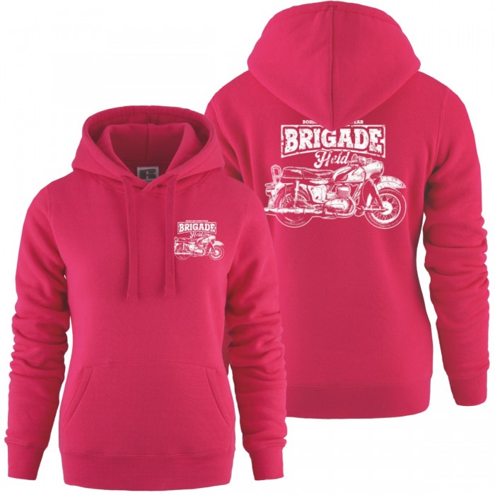 Damen Hoodie mit kultigem MZ Motorrad