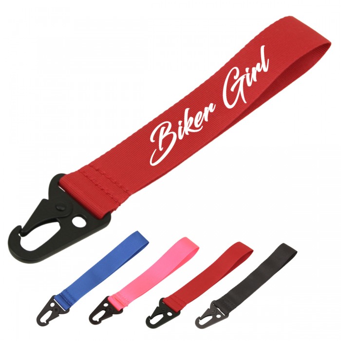 Biker Girl Schlüsselband Verschiedene Farben