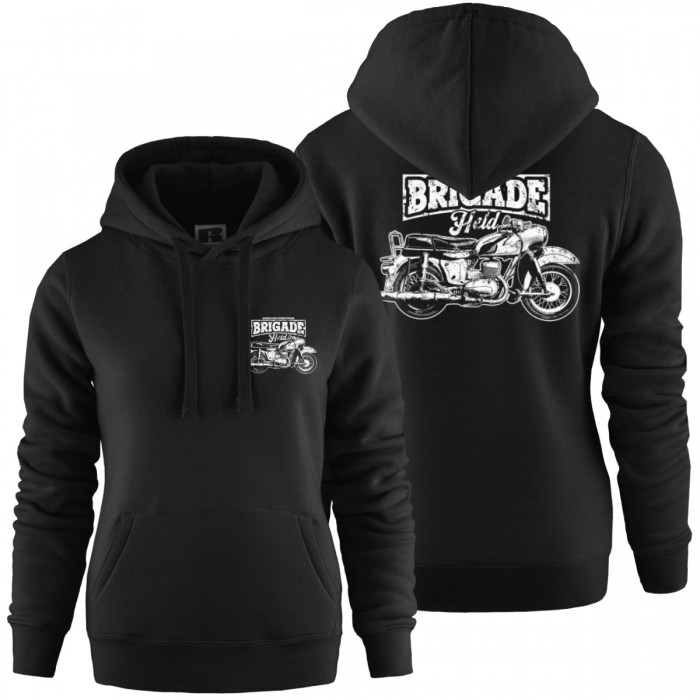 Brigadeheld MZ ES Motorrad Frauen Kapuzen-Sweater