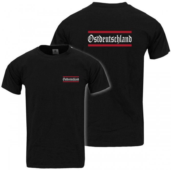 Ostdeutschland Rote Balken 2 T-Shirt
